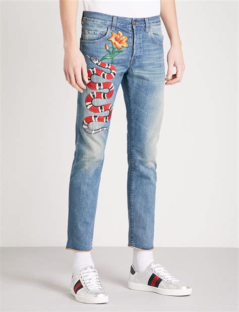 gucci mens chinos|gucci jeans men sale.